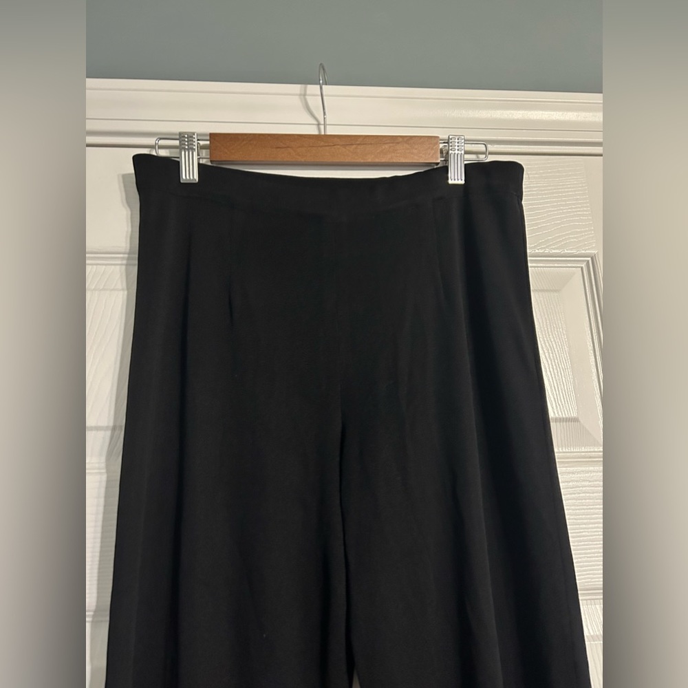 Exclusively Misook Pull On Split Hem Knit Black P… - image 5